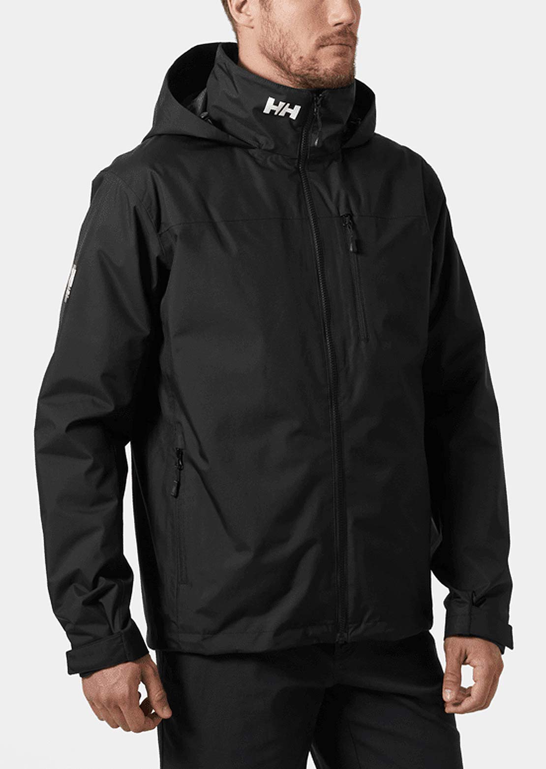 Helly Hansen Men's Crew Hooded Midlayer Sailing 2.0 Jacket Black