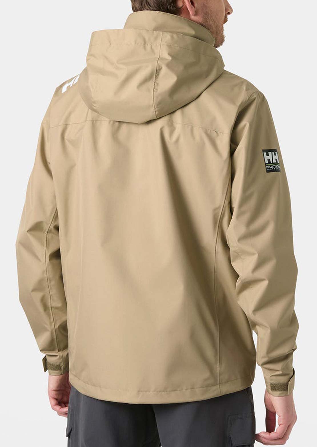 Helly Hansen Men's Crew Hooded Midlayer Sailing 2.0 Jacket Pebble