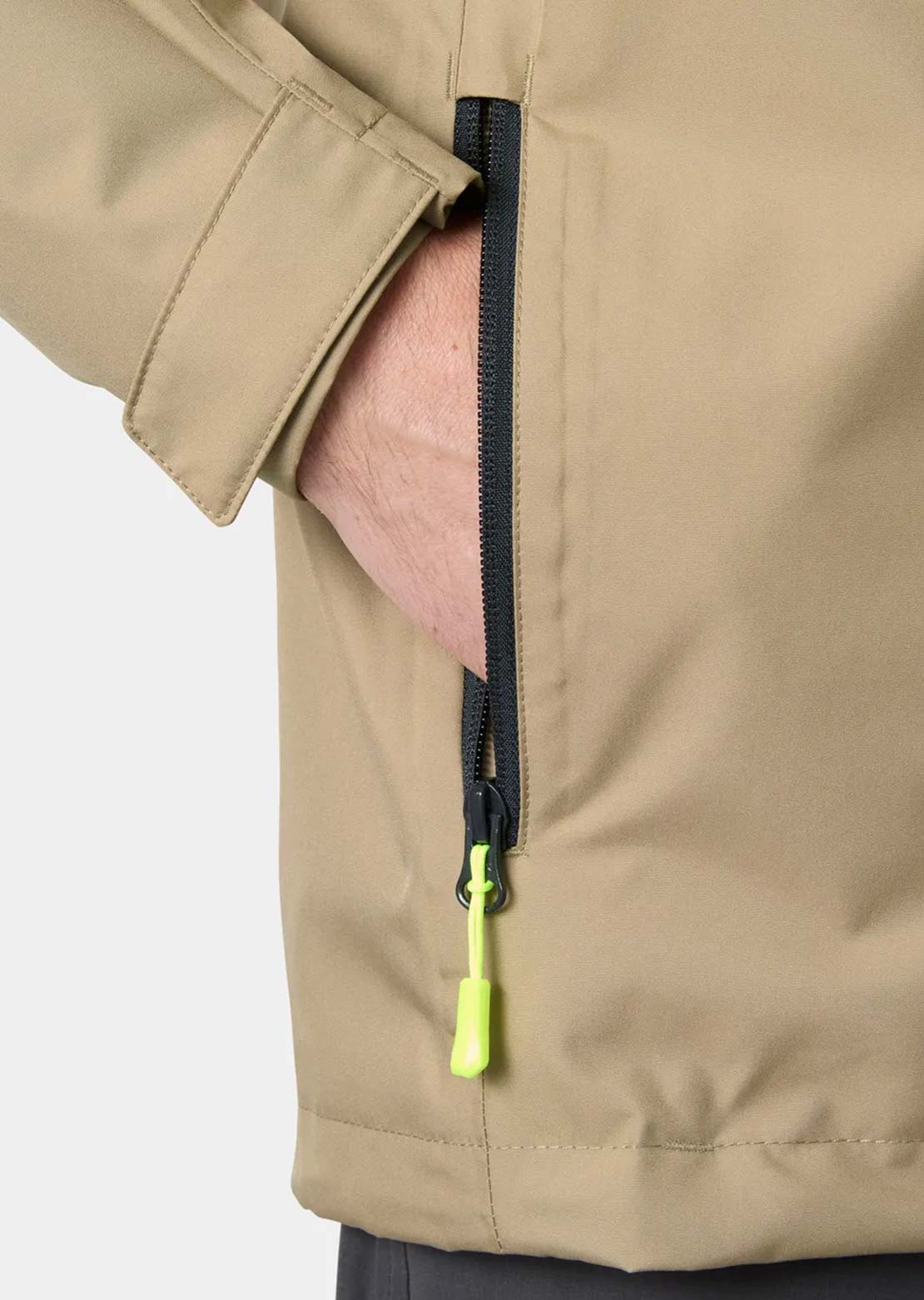 Helly Hansen Men's Crew Hooded Midlayer Sailing 2.0 Jacket Pebble