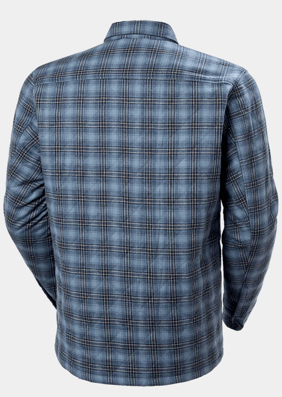 Helly Hansen Men's Isfjord Insulated Shacket Washed Navy Classic Plaid