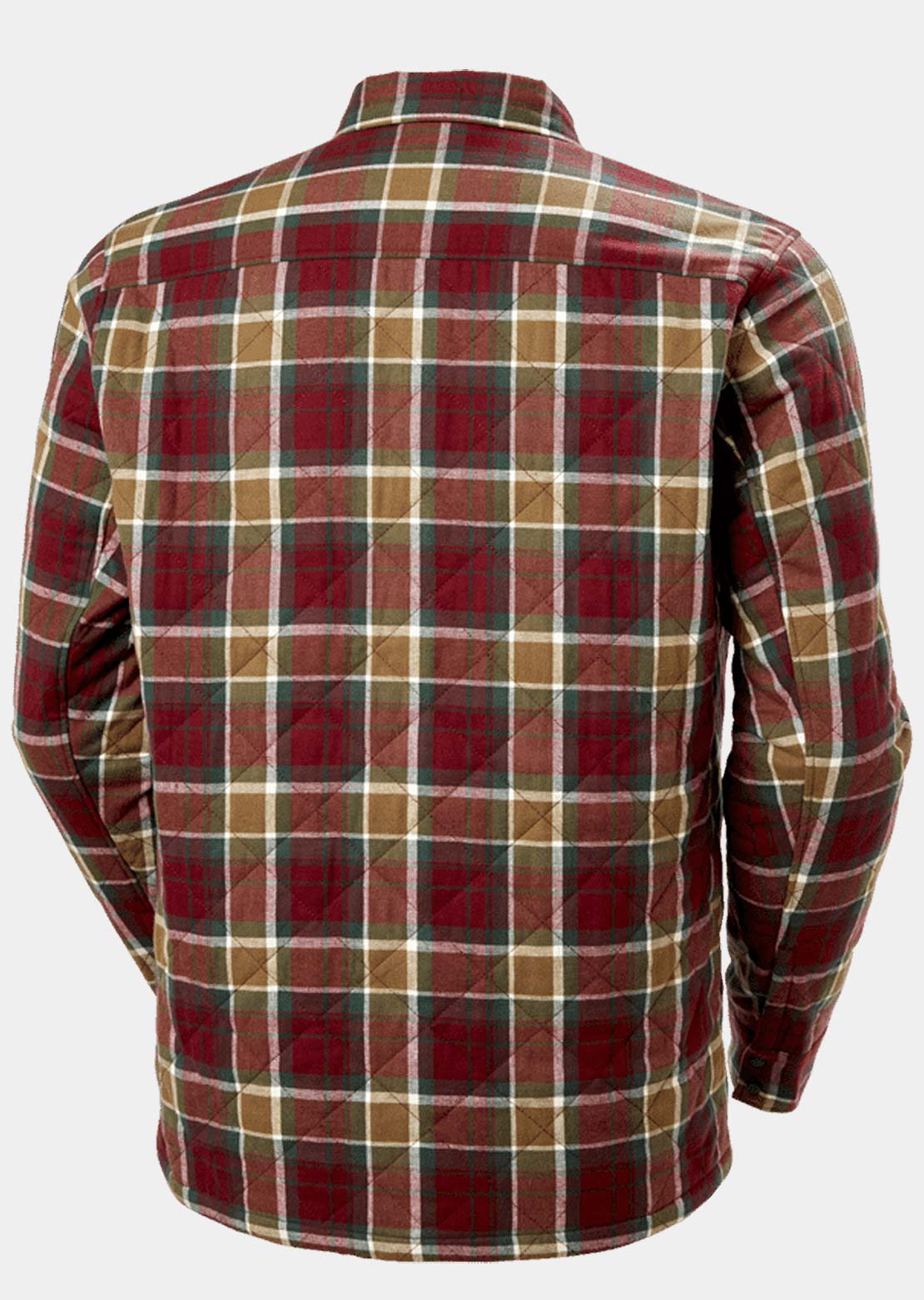 Helly Hansen Men's Isfjord Insulated Shacket Sepia Fjell Plaid