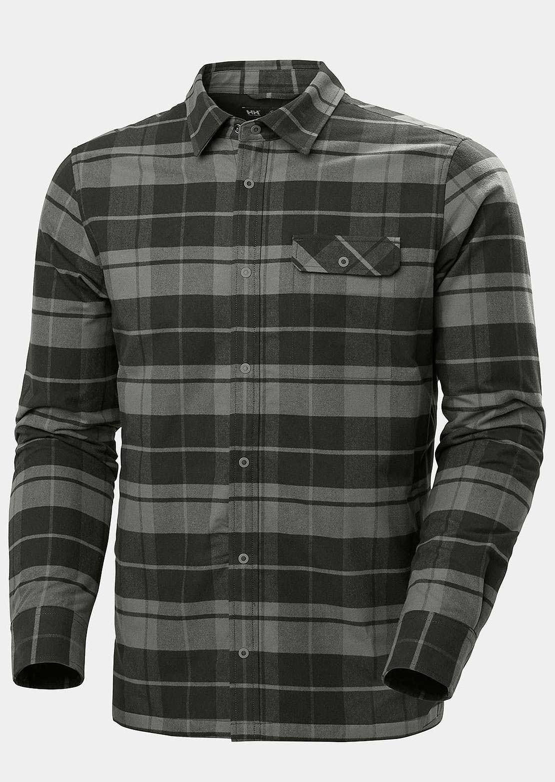 Helly Hansen Men's Lifaloft Insulated Shacket Concrete Plaid