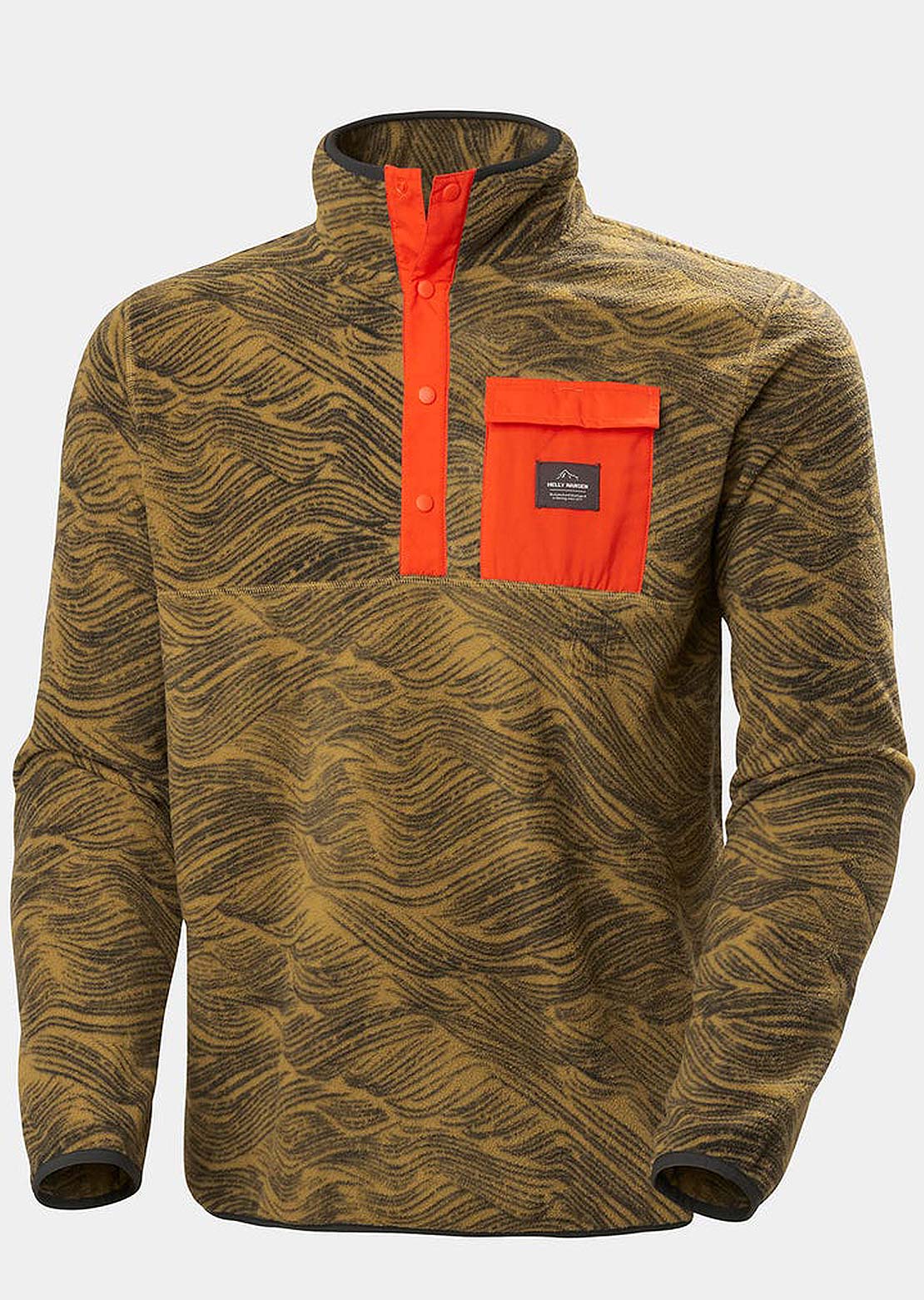 Helly Hansen Men's Maridalen Fleece Long Sleeve Lynx Wave Aop