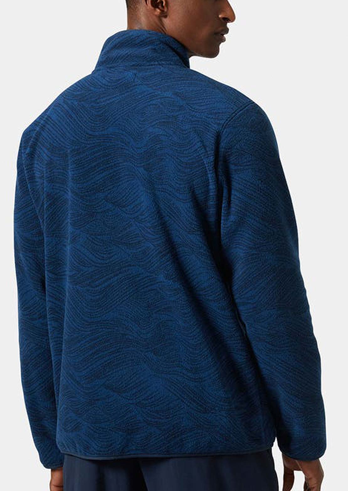 Helly Hansen Men's Maridalen Fleece Long Sleeve Ocean Wave Aop