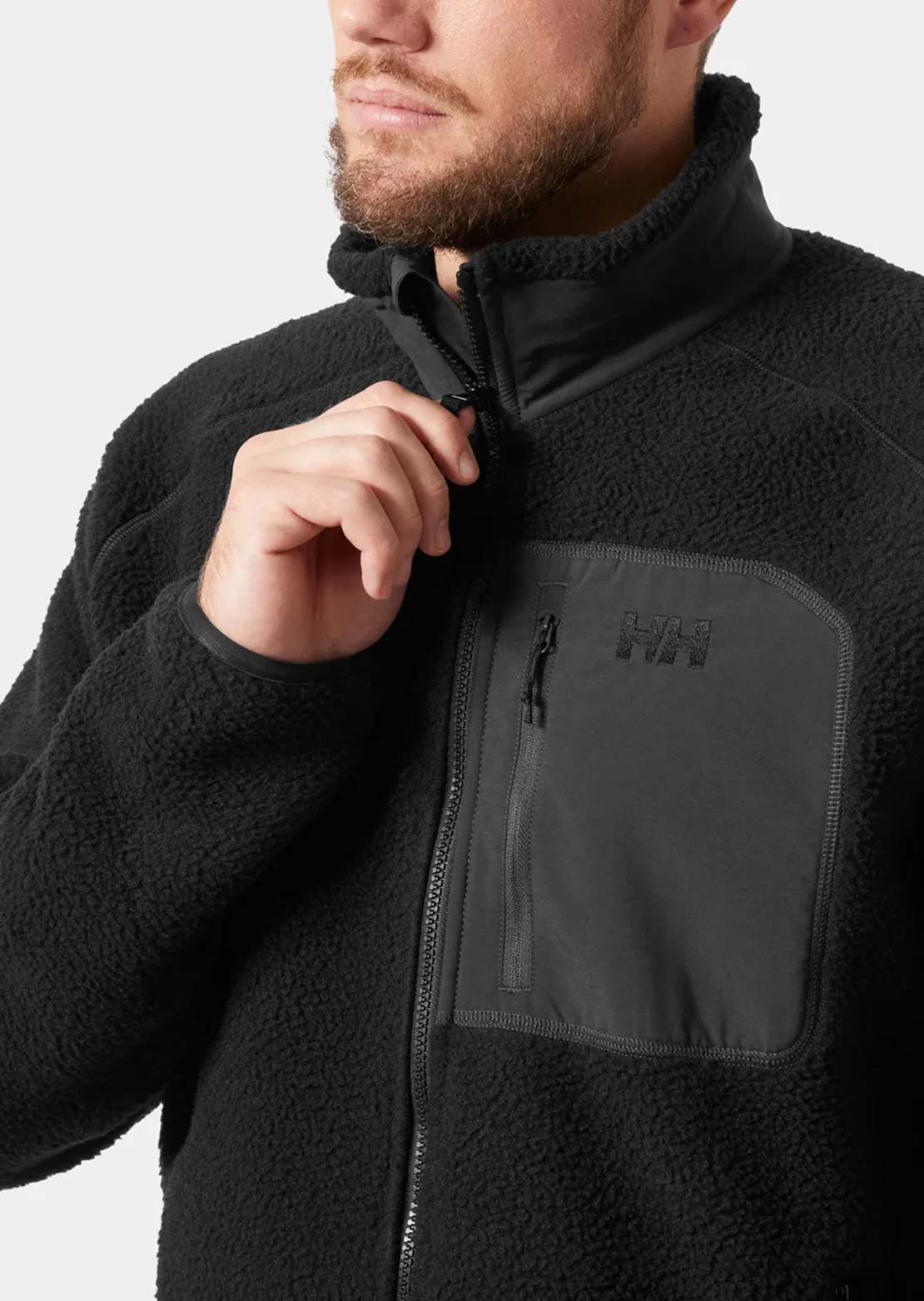 Helly Hansen Men's Panorama Pile Block Jacket Black