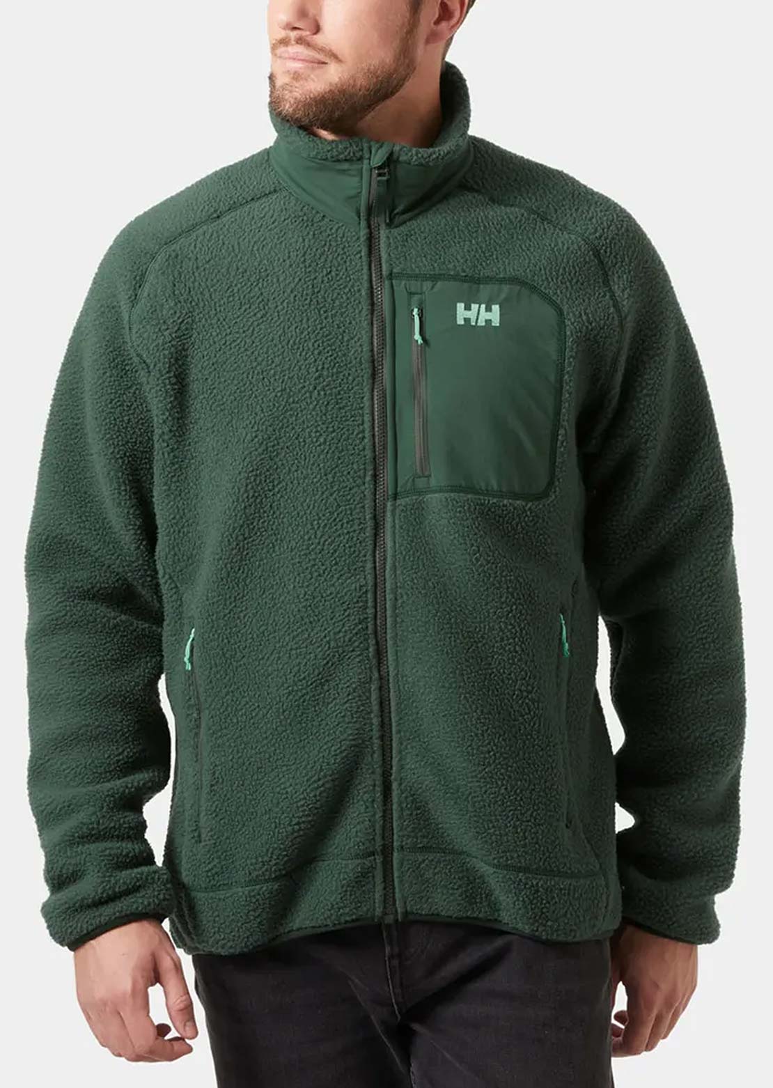 Helly Hansen Men's Panorama Pile Block Jacket Jungle Green