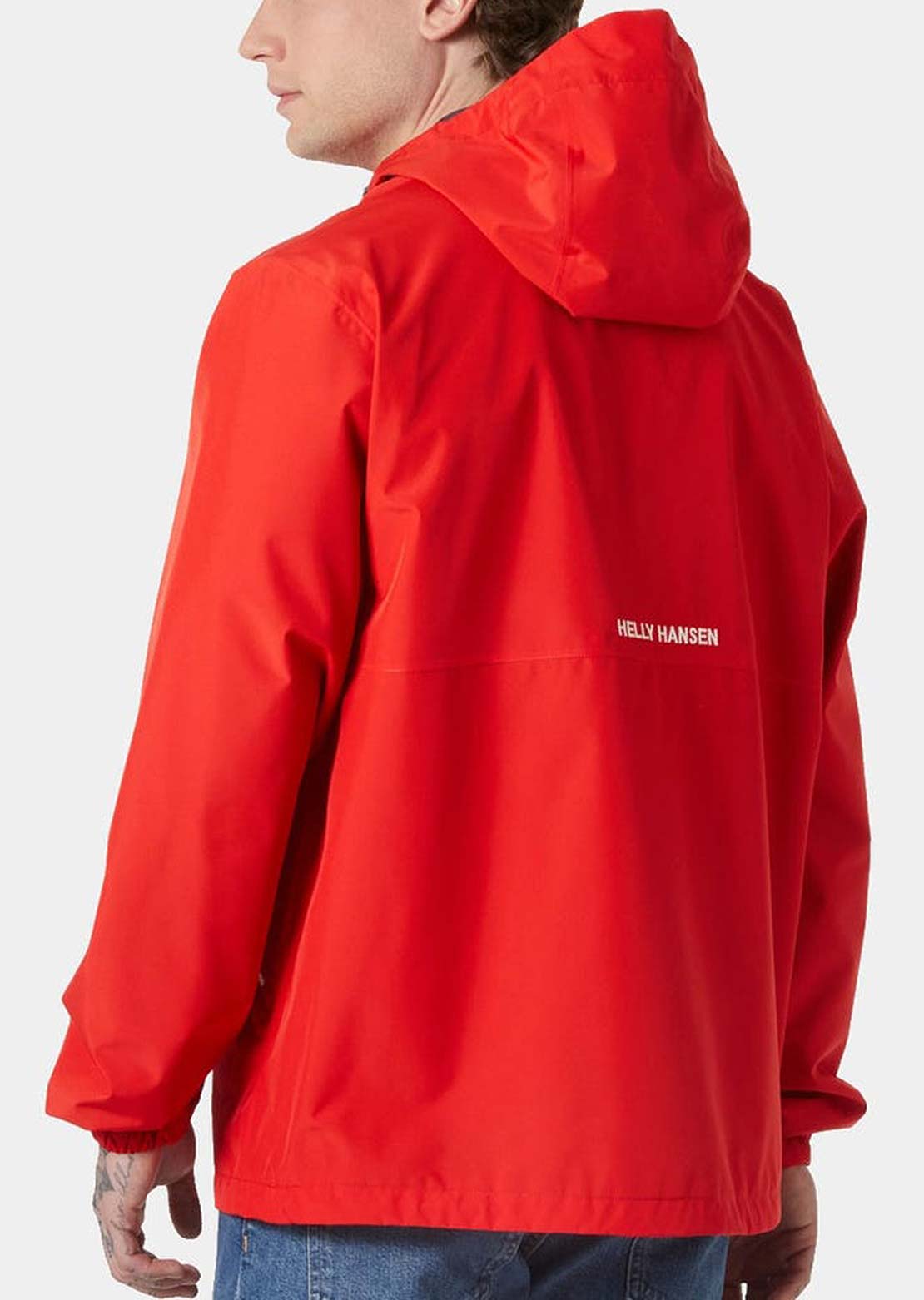 Helly Hansen Men's Sandoy Rain Jacket Alert Red