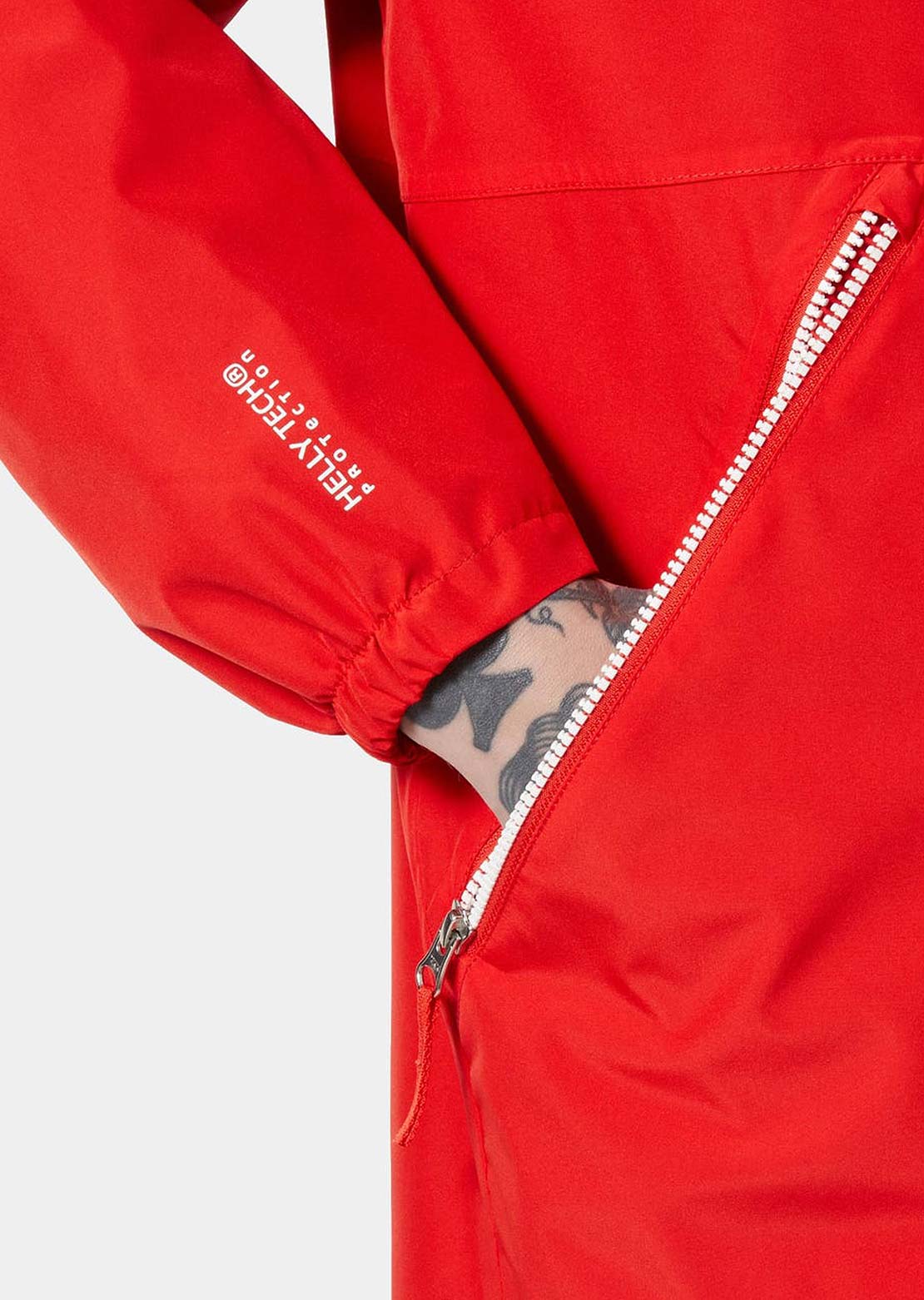 Helly Hansen Men's Sandoy Rain Jacket Alert Red