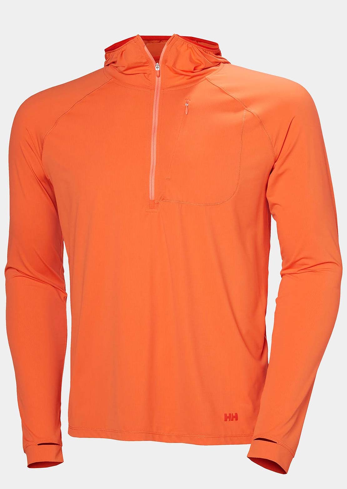 Helly Hansen Men's Shine Solen 1/2 Zip Hood Bonfire
