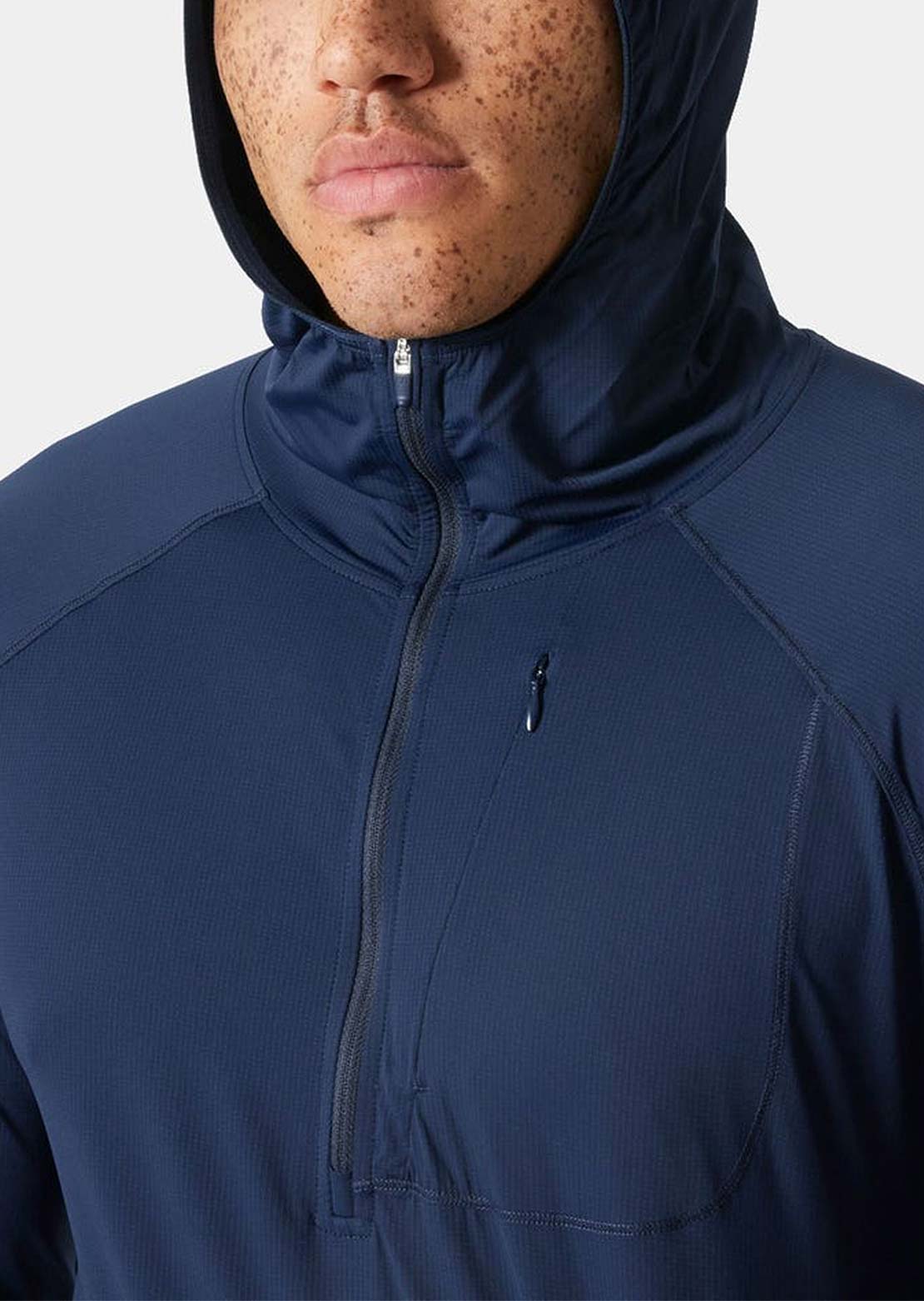 Helly Hansen Men's Shine Solen 1/2 Zip Hood Navy