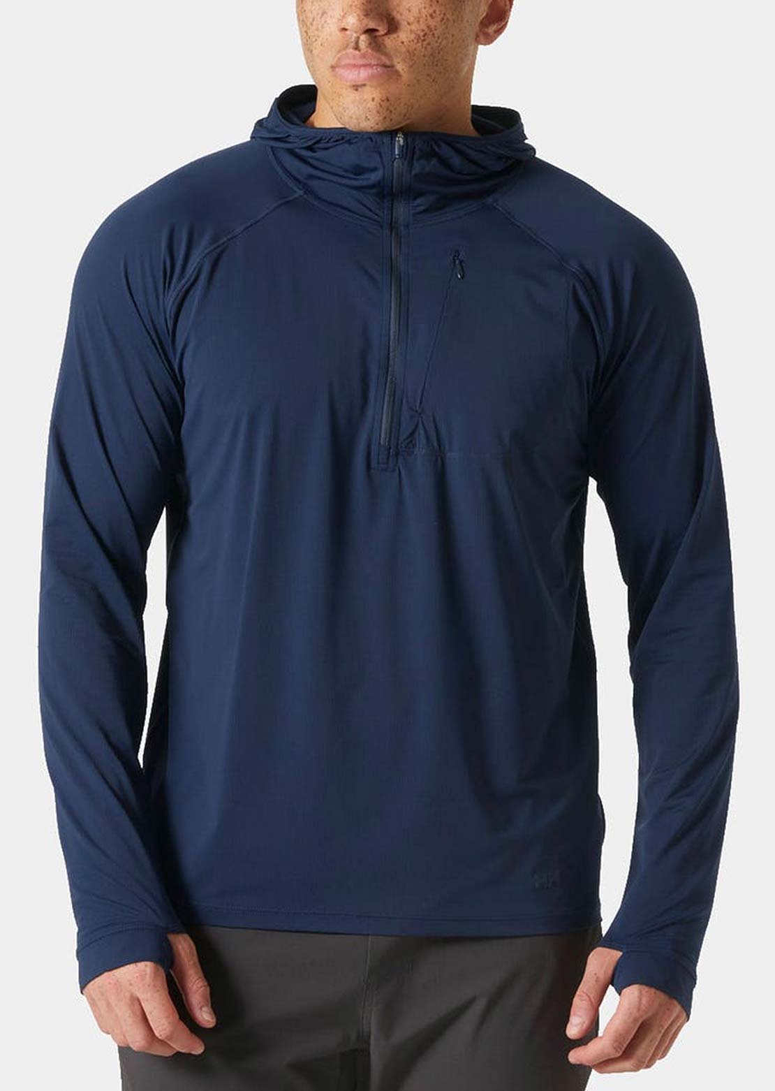 Helly Hansen Men's Shine Solen 1/2 Zip Hood Navy