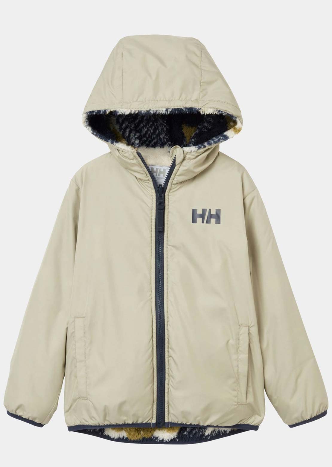 Helly Hansen Toddler Champ Reversible Jacket Light Lav Moose AOP