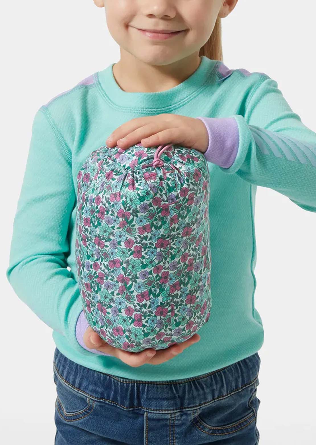 Helly Hansen Toddler Dalen Reversible Jacket Pink Lavender Floral AOP