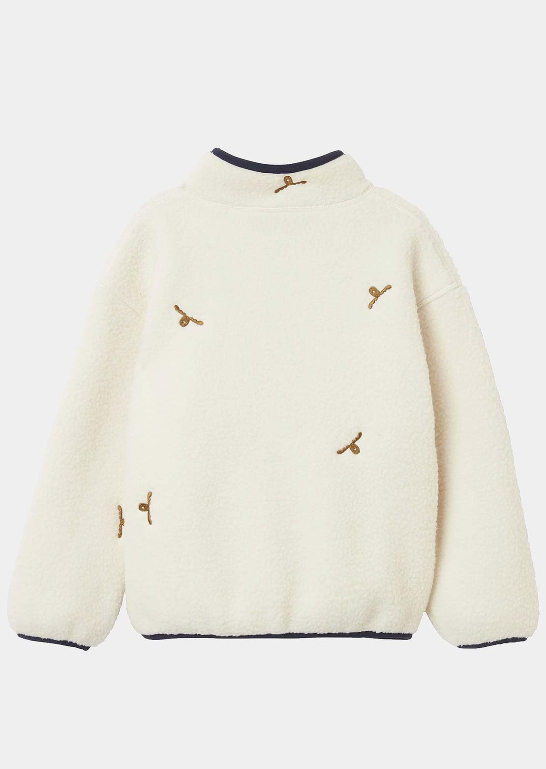 Helly Hansen Toddler Frosty Pile Sweater Cream Little Moose Embroid AOP