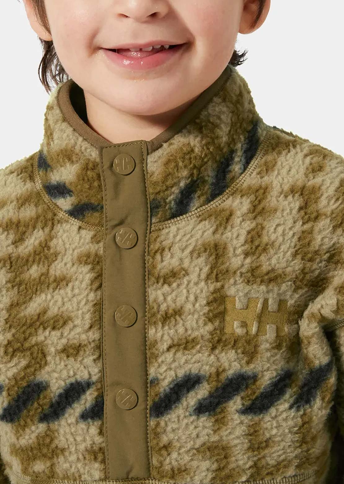 Helly Hansen Toddler Frosty Pile Sweater Sepia Broxburn AOP