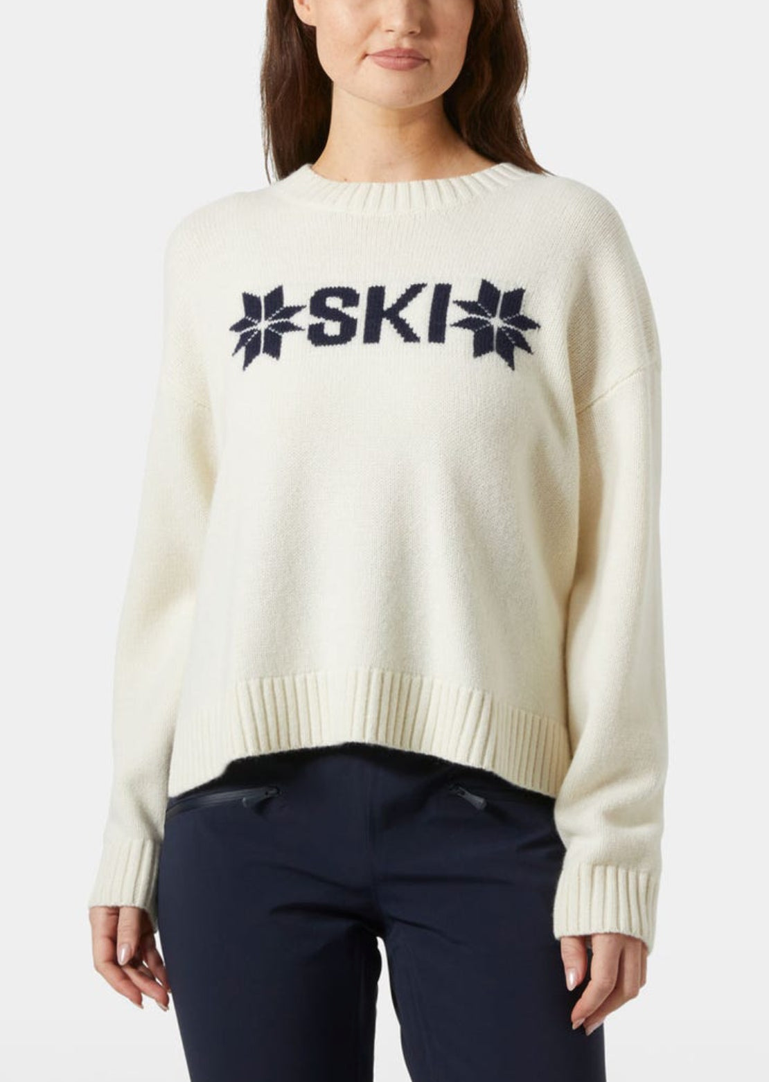 Helly Hansen Women's Bliss Ski Knit Sweater Cream