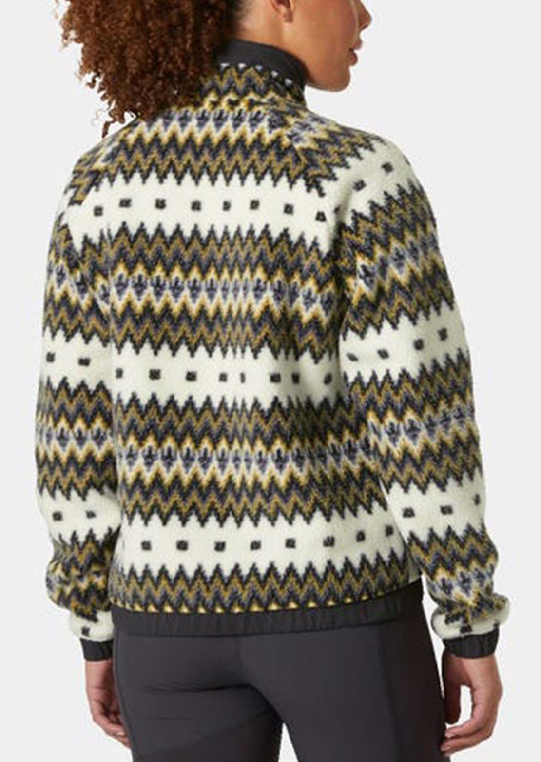 Helly Hansen Women's Imperial Printed Pile Snap Jacket Snow Nordic Knit