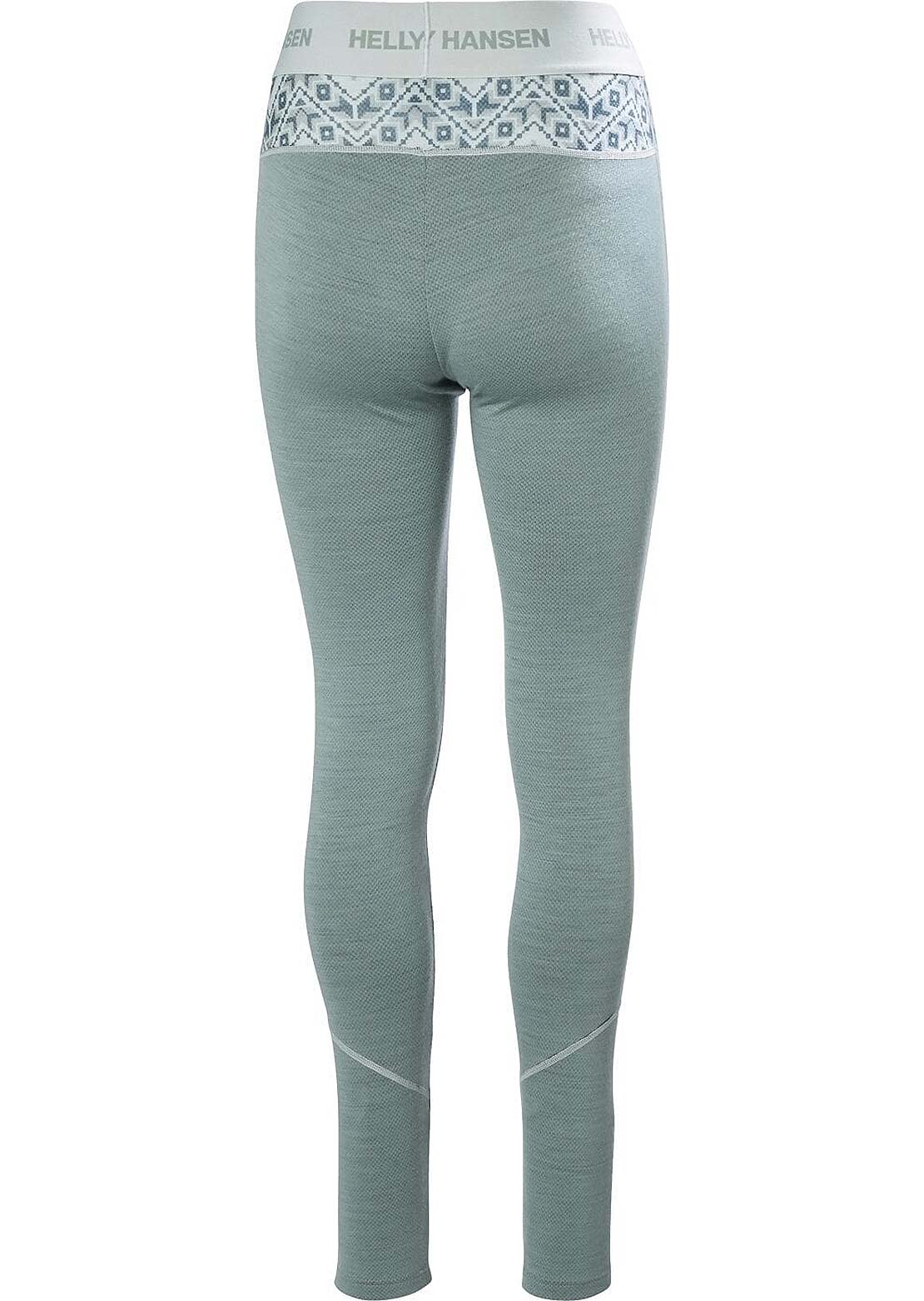 Helly Hansen Women's Lifa Merino Midw Gra Pants Cactus Star Pixel Aop