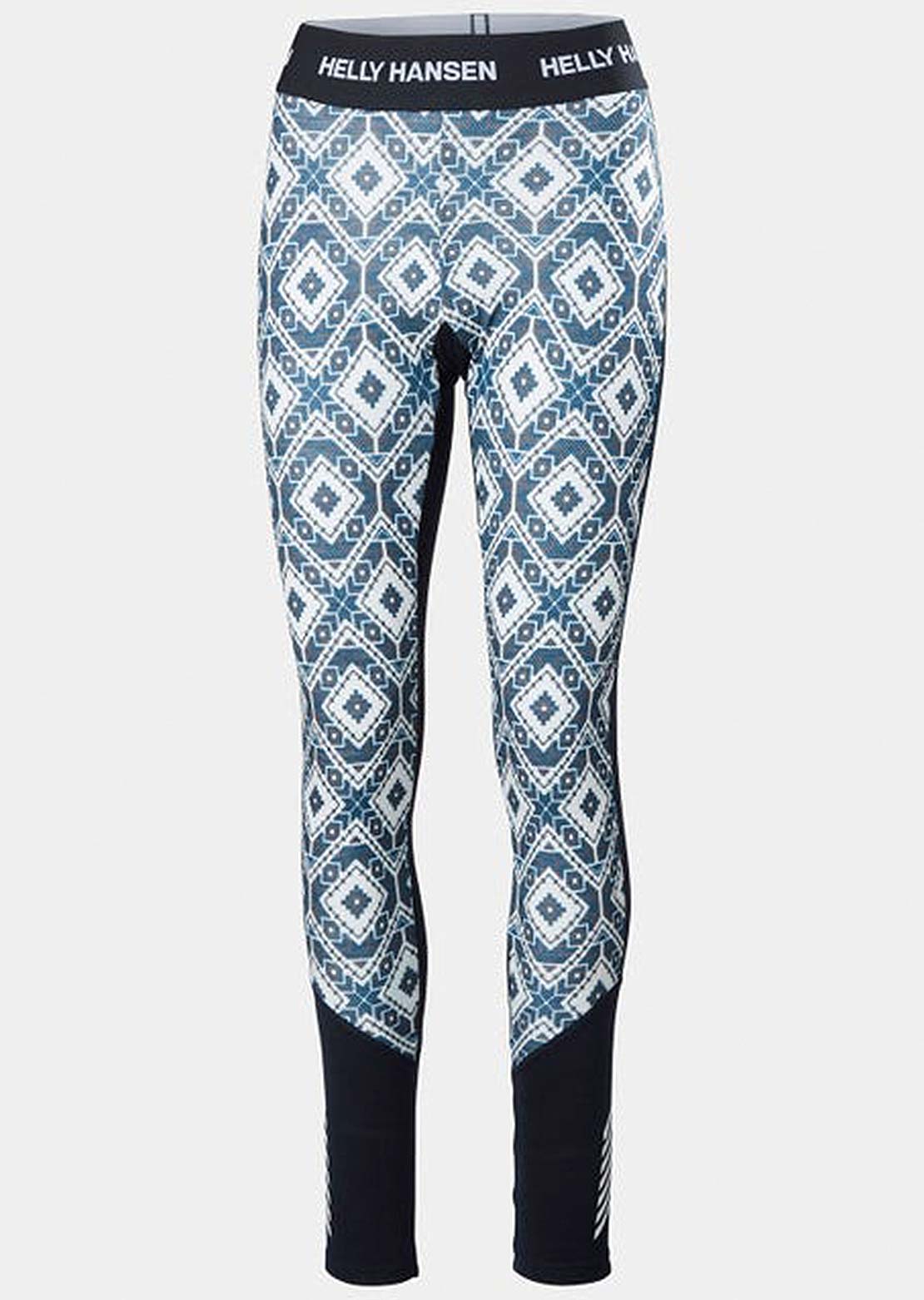 Helly Hansen Women's Lifa Merino Midw Gra Pants Navy Star Pixel