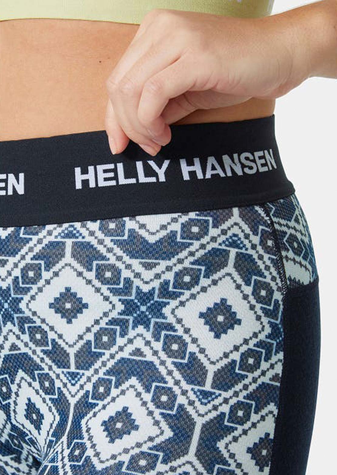 Helly Hansen Women's Lifa Merino Midw Gra Pants Navy Star Pixel