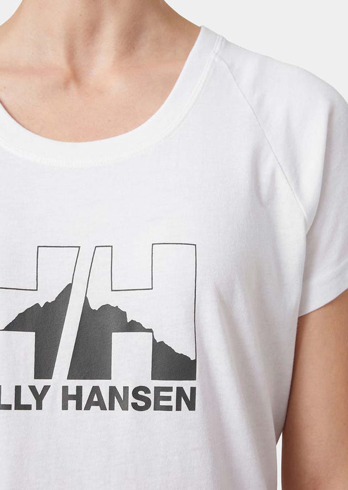 Helly Hansen Women's Nord Graphic Drop T-Shirt White