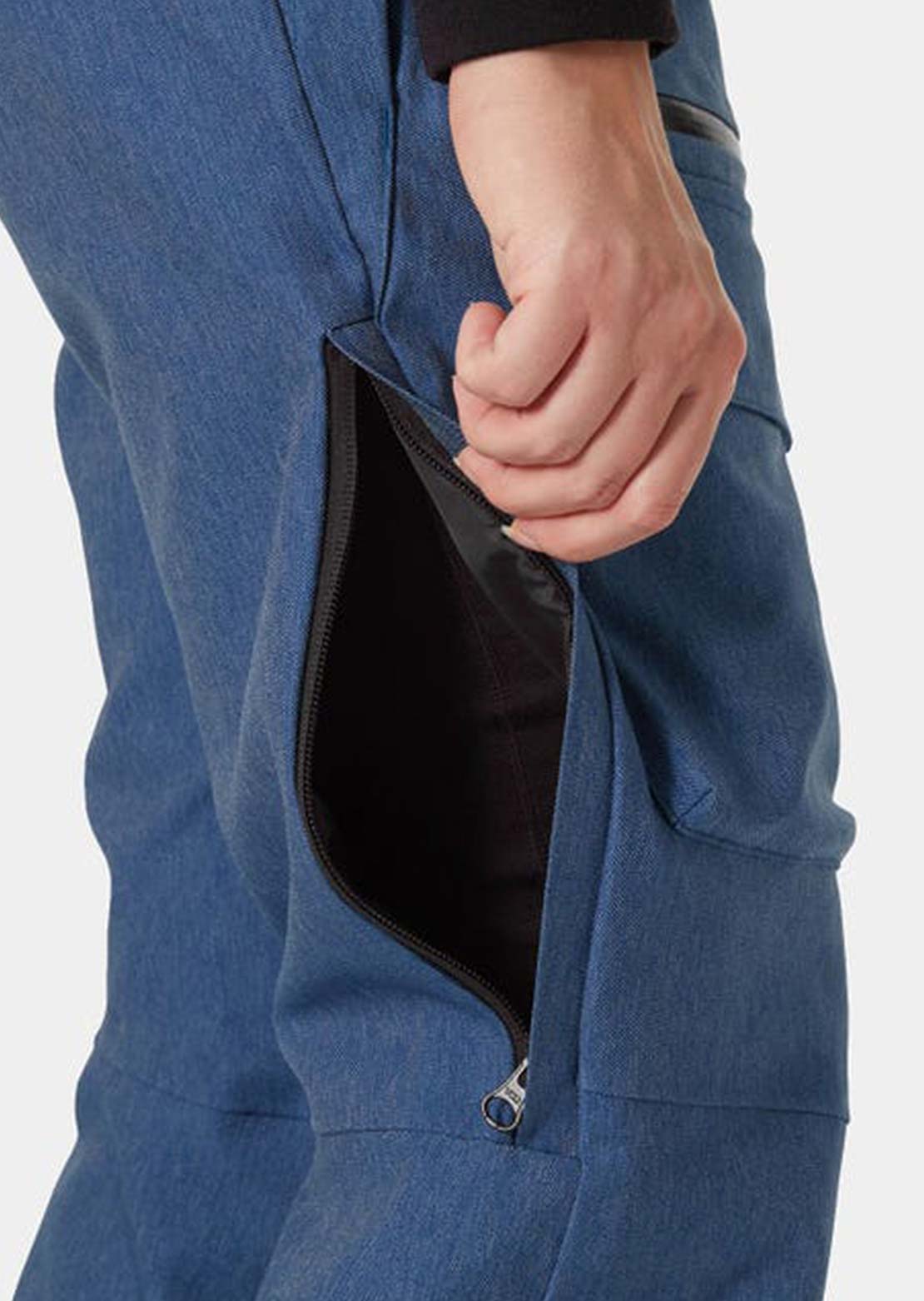 Helly Hansen Women's Powderqueen Bib Pants Deep Fjord Denim