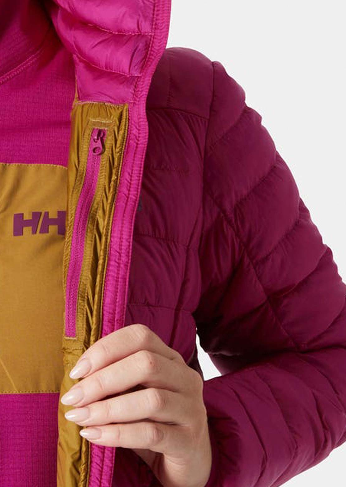 Helly Hansen Women's Verglas Down Hybrid 2.0 Hood Magenta