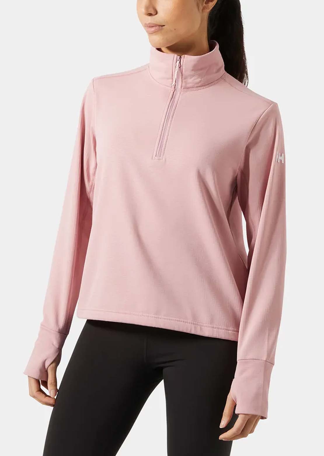 Helly Hansen Women's Versalite Cinched Fleece Top Pink Salt
