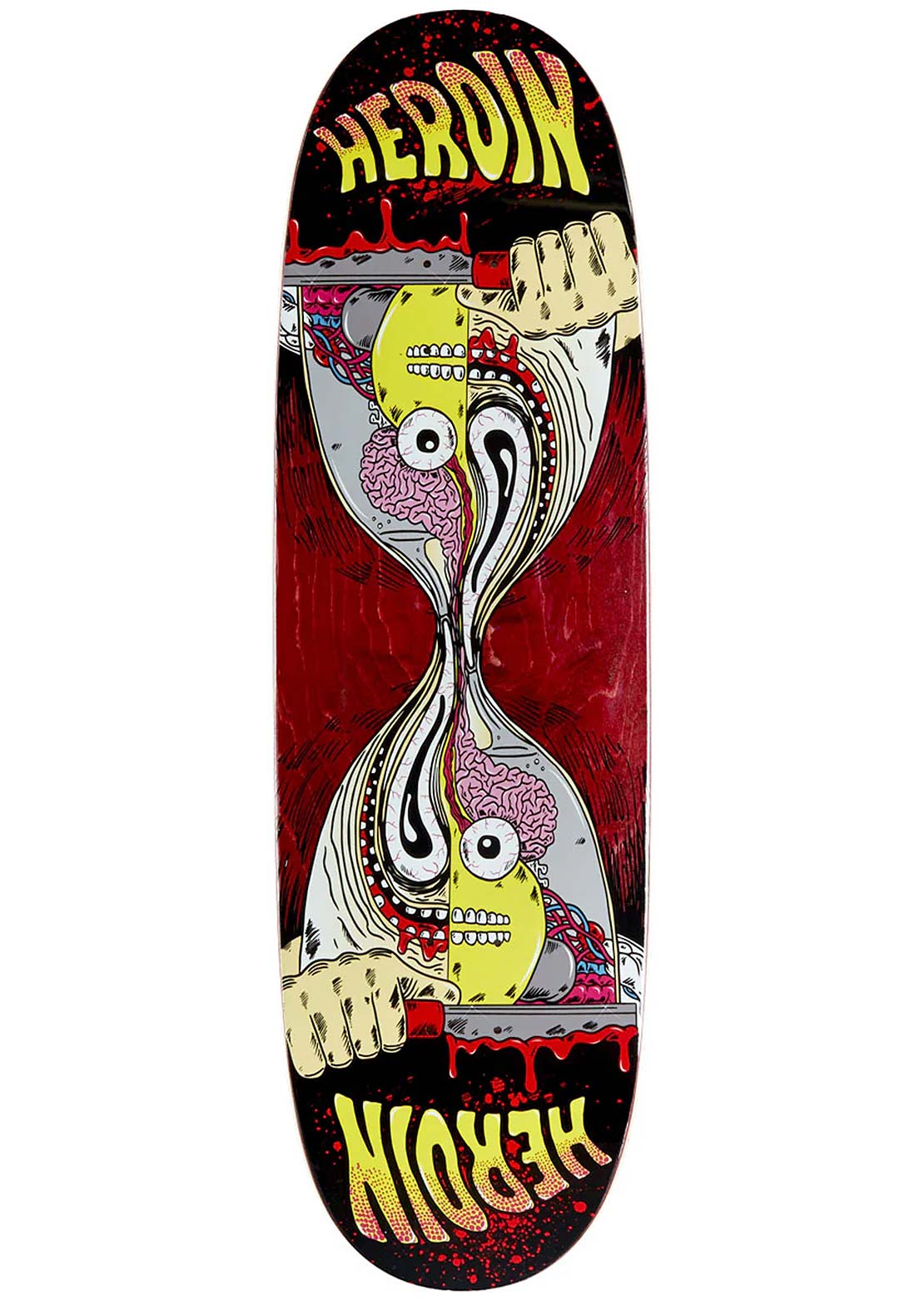 Heroin Unisex Merged Anatomy RazoreEgg Skateboard Deck