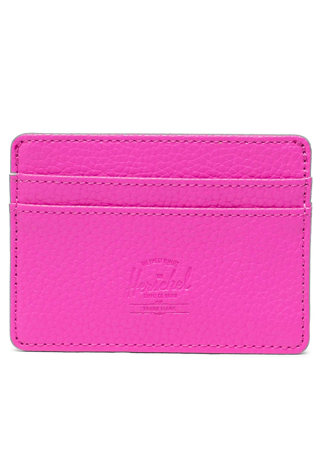 Herschel Unisex Charlie Cardholder Vegan Leather Wallet Rose Violet