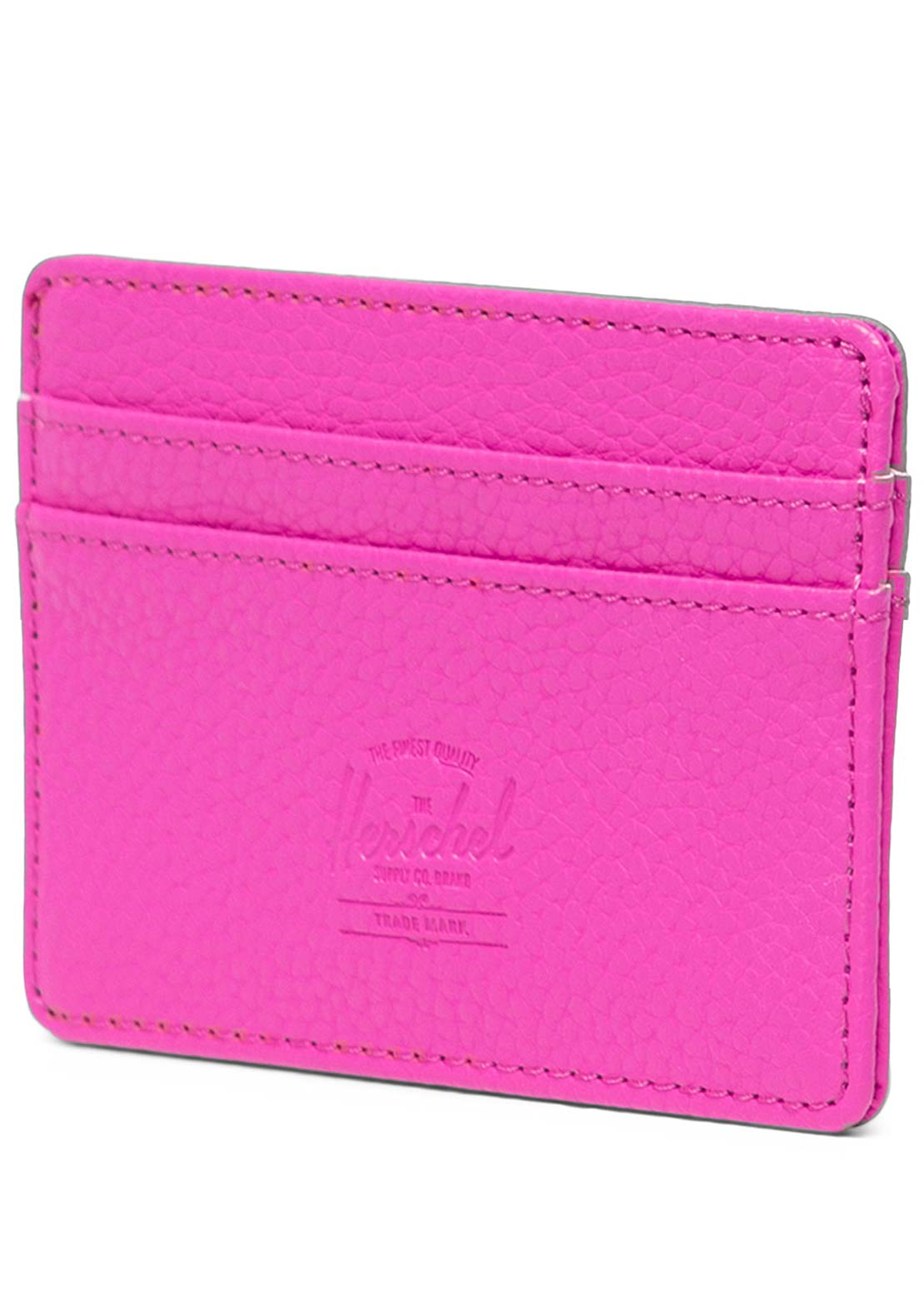 Herschel Unisex Charlie Cardholder Vegan Leather Wallet Rose Violet