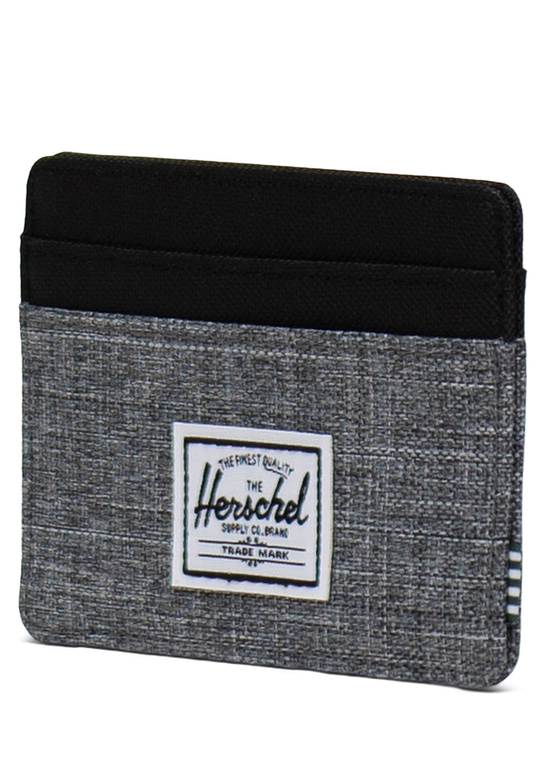 Herschel Charlie RFID Wallet Raven Crosshatch