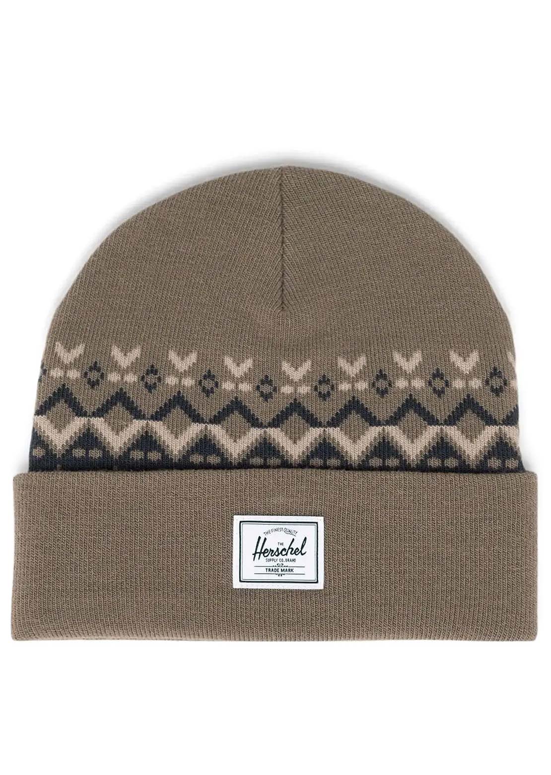 Herschel Elmer Fair Isle Beanie Bungee Cord Fair Isle