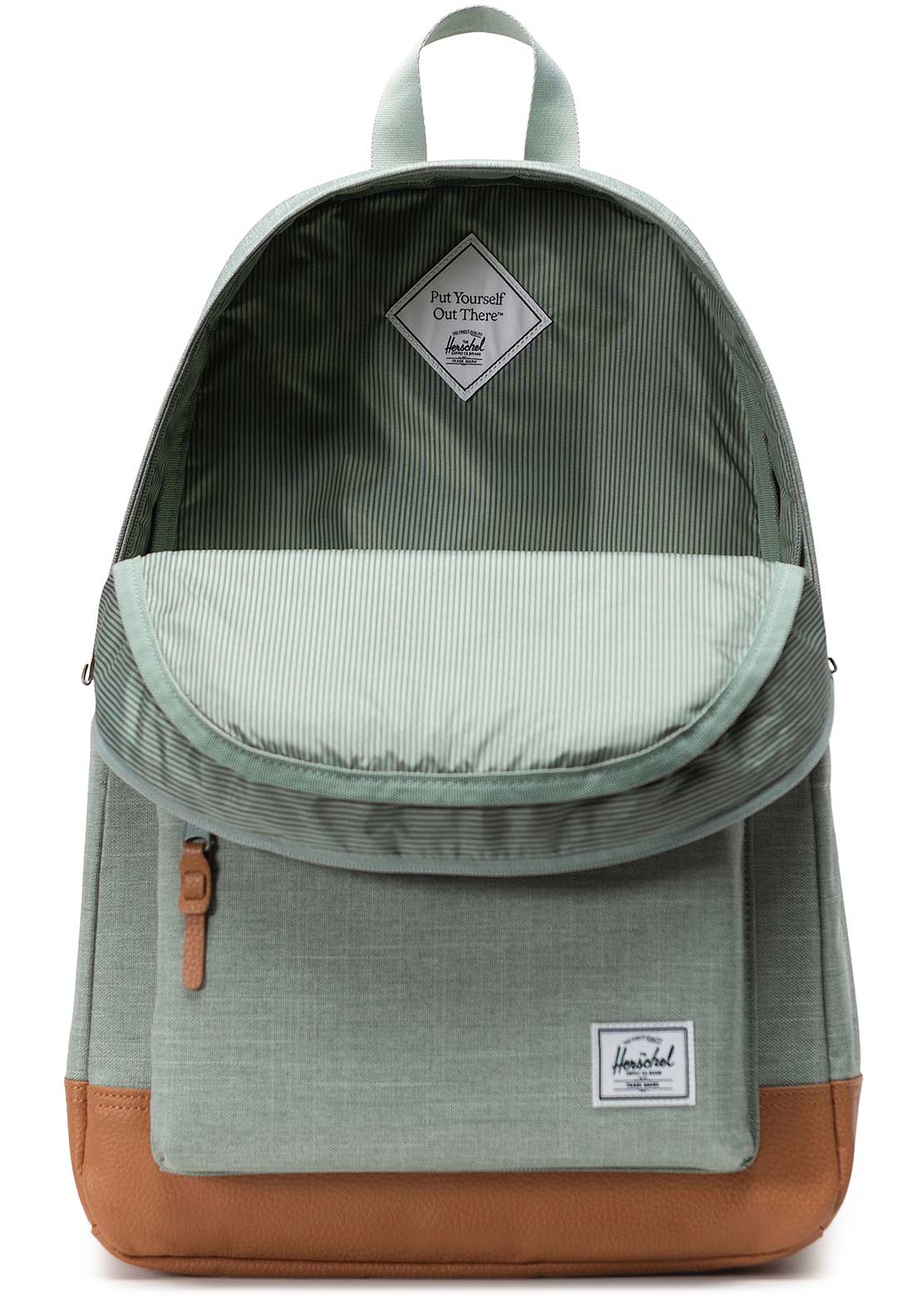 Herschel Heritage Backpack Icebrg Green Crosshtch/Natural