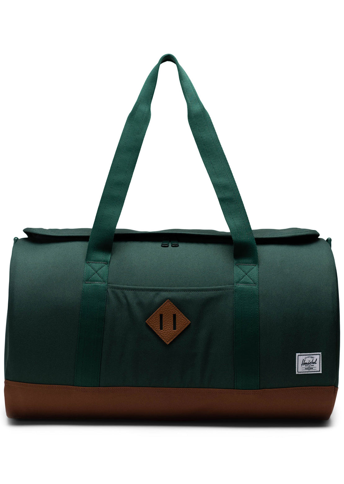 Herschel Heritage Duffle Bag Trekking Green/Saddle Brown