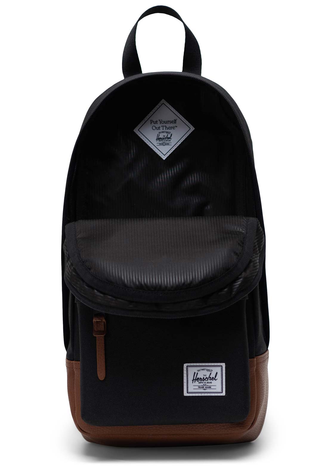Herschel Heritage Shoulder Bag Black/Tan