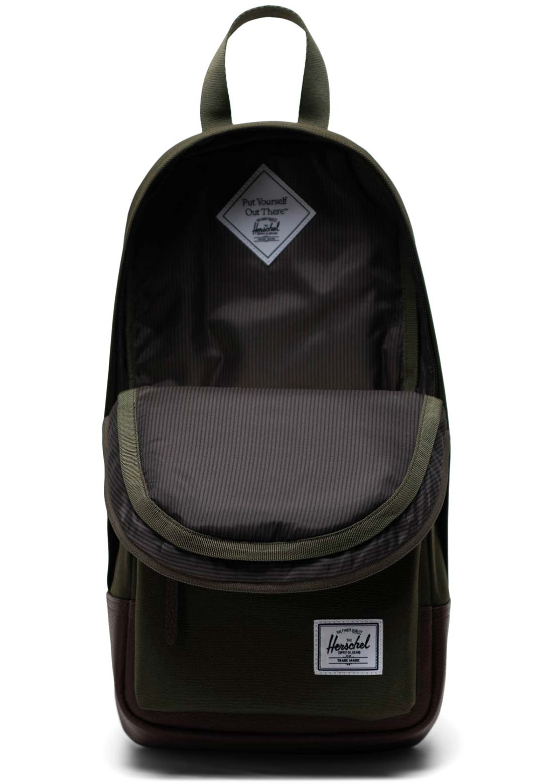 Herschel Heritage Shoulder Bag Ivy Green/Chicory Coffee