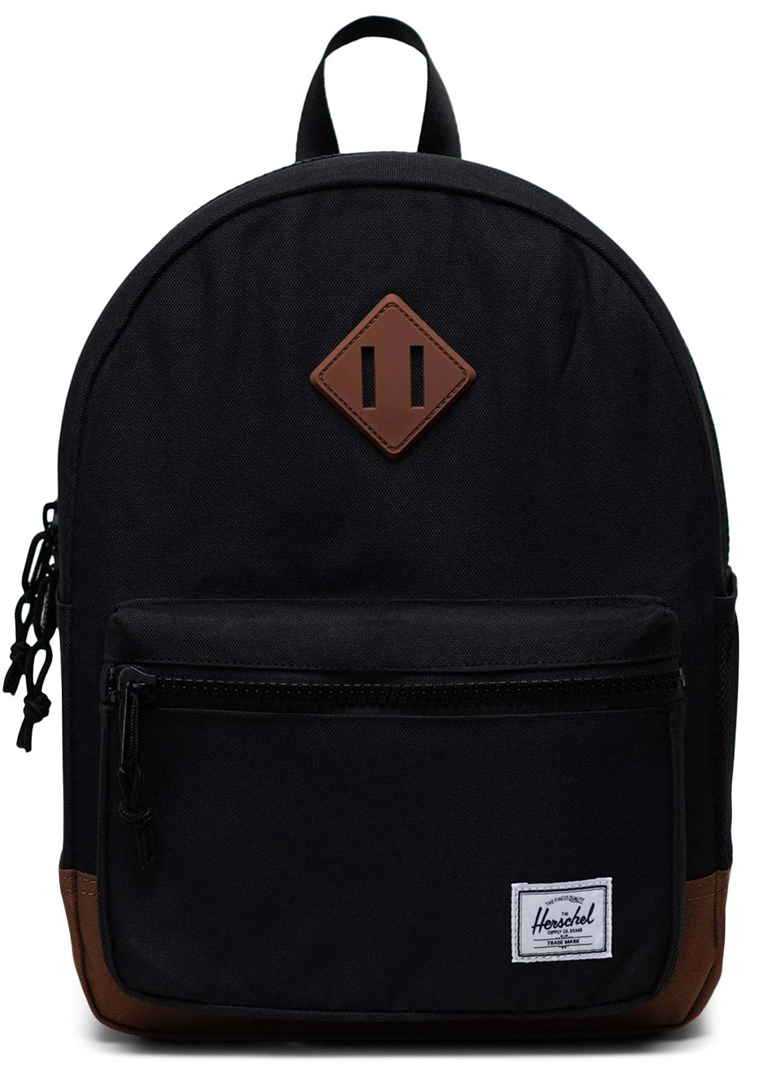 Herschel Junior Heritage Backpack Black/Saddle Brown