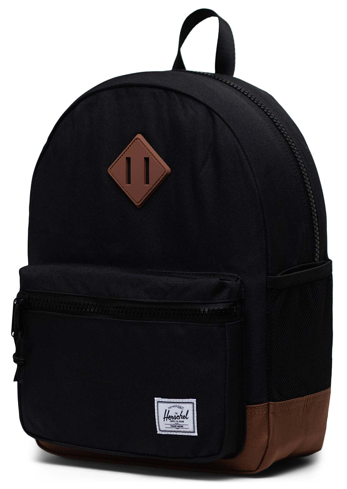 Herschel Junior Heritage Backpack Black/Saddle Brown