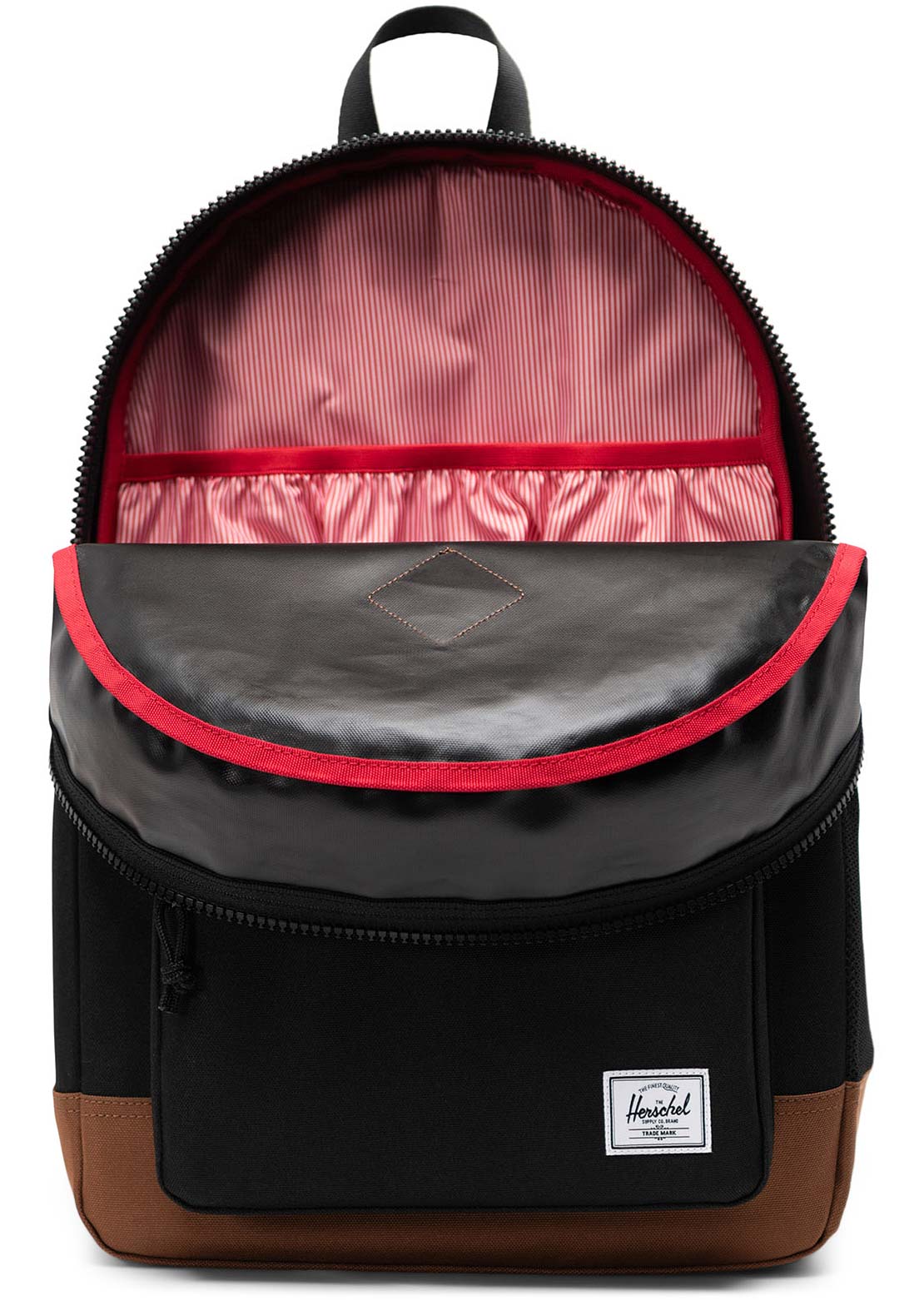 Herschel Junior Heritage Backpack Black/Saddle Brown