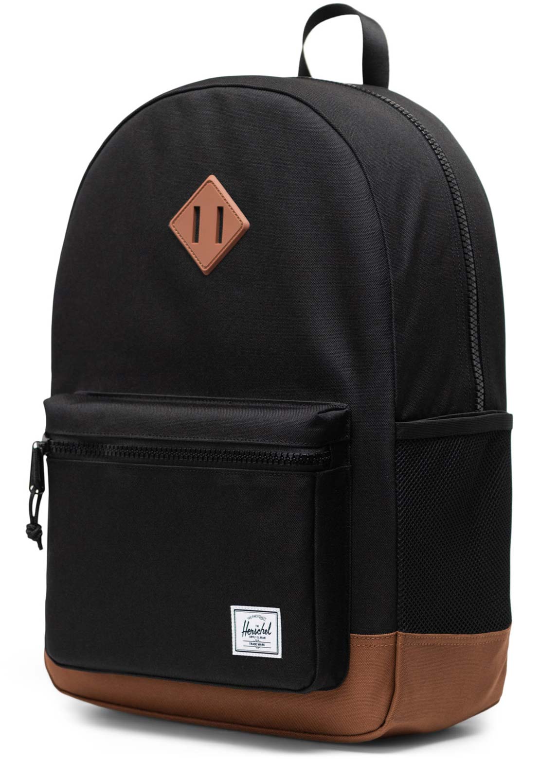 Herschel Junior Heritage Backpack Black/Saddle Brown