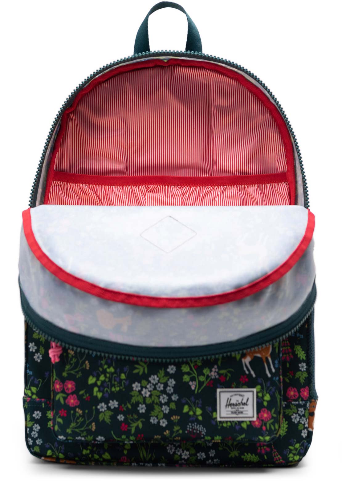 Herschel Junior Heritage Backpack Deer Woodlandd Dark Sea