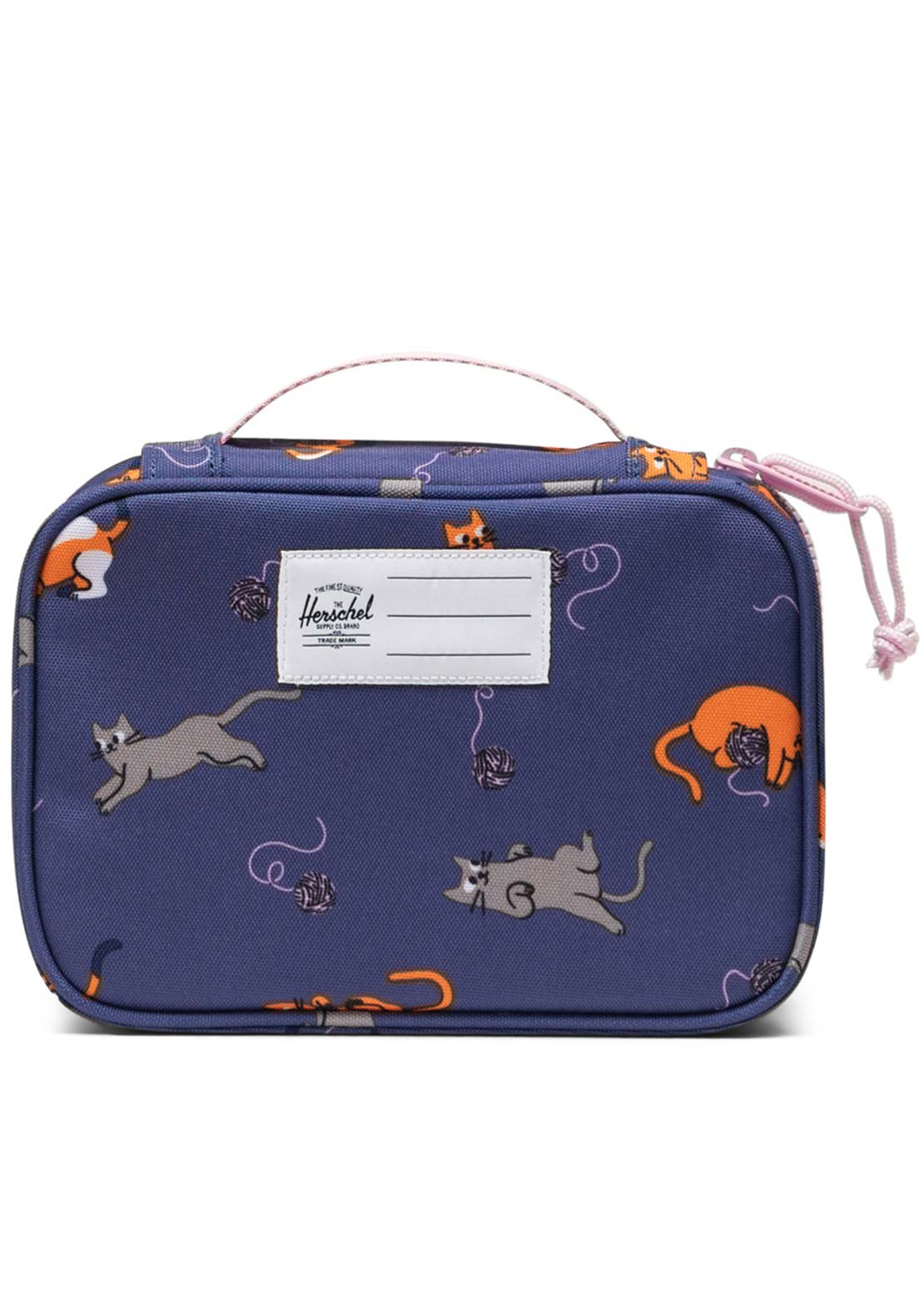 Herschel Junior Heritage Little Pencil Case Playing Cats