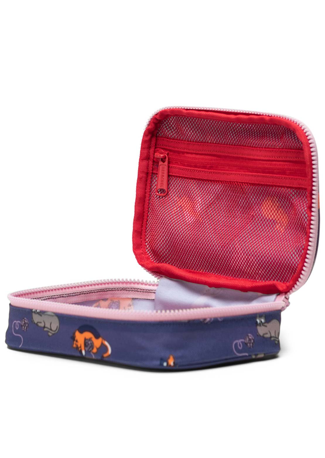 Herschel Junior Heritage Little Pencil Case Playing Cats