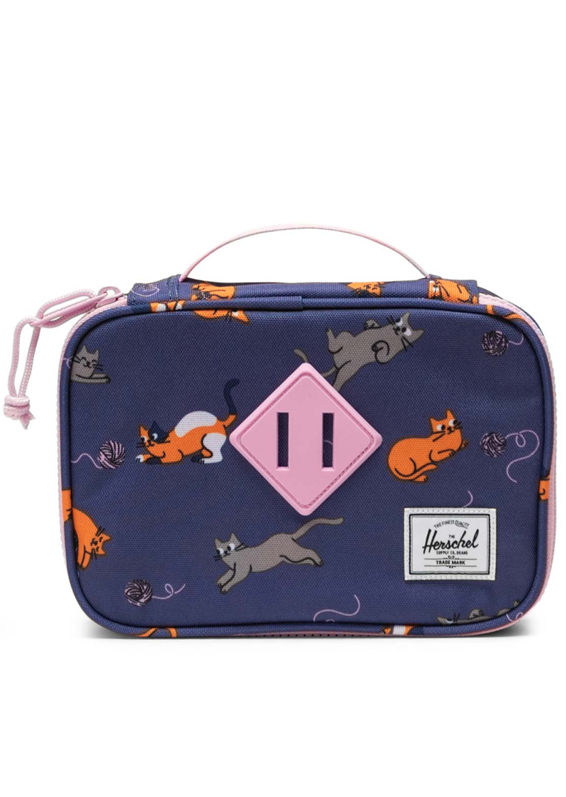 Herschel Junior Heritage Little Pencil Case Playing Cats