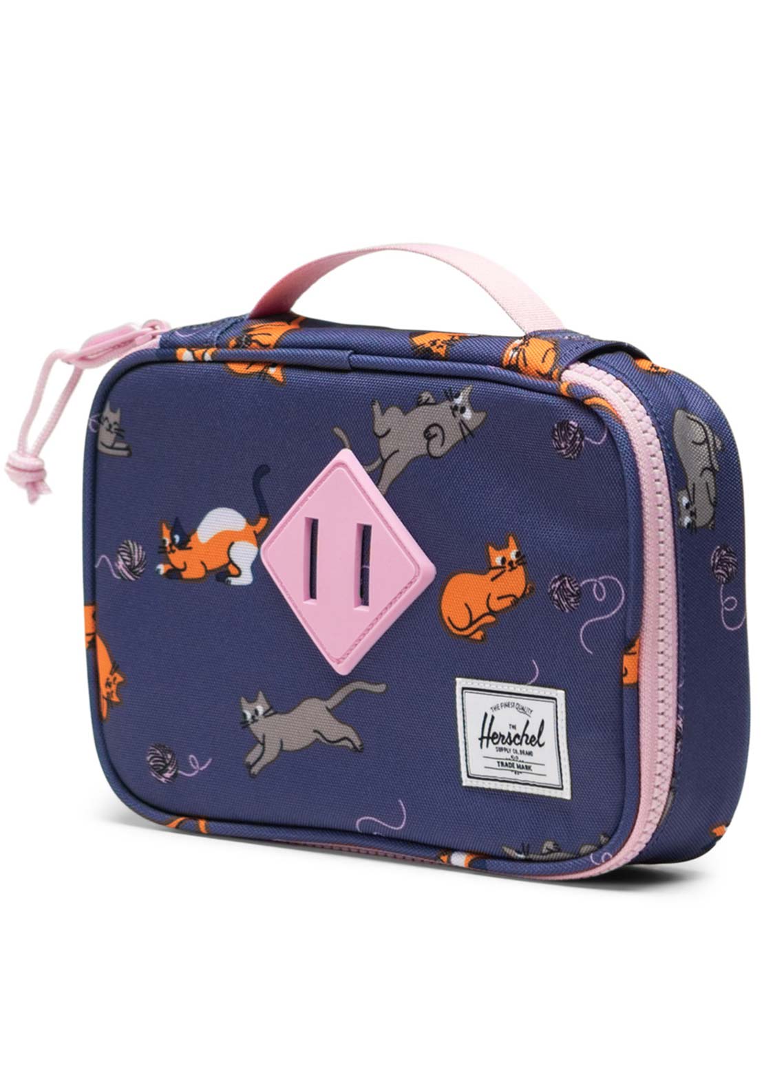 Herschel Junior Heritage Little Pencil Case Playing Cats