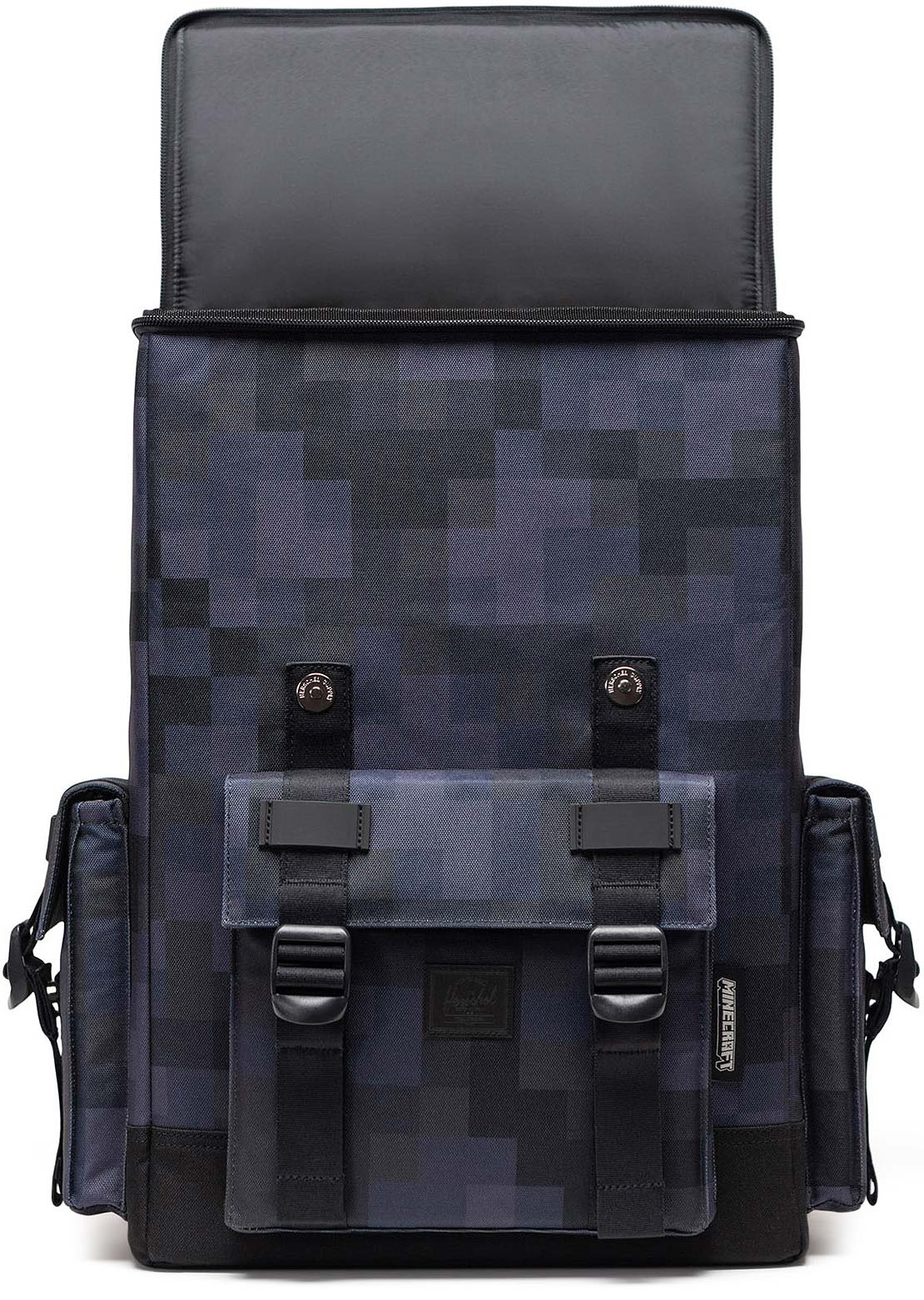 Herschel Junior Minecraft Little America Cube Backpack Black Block