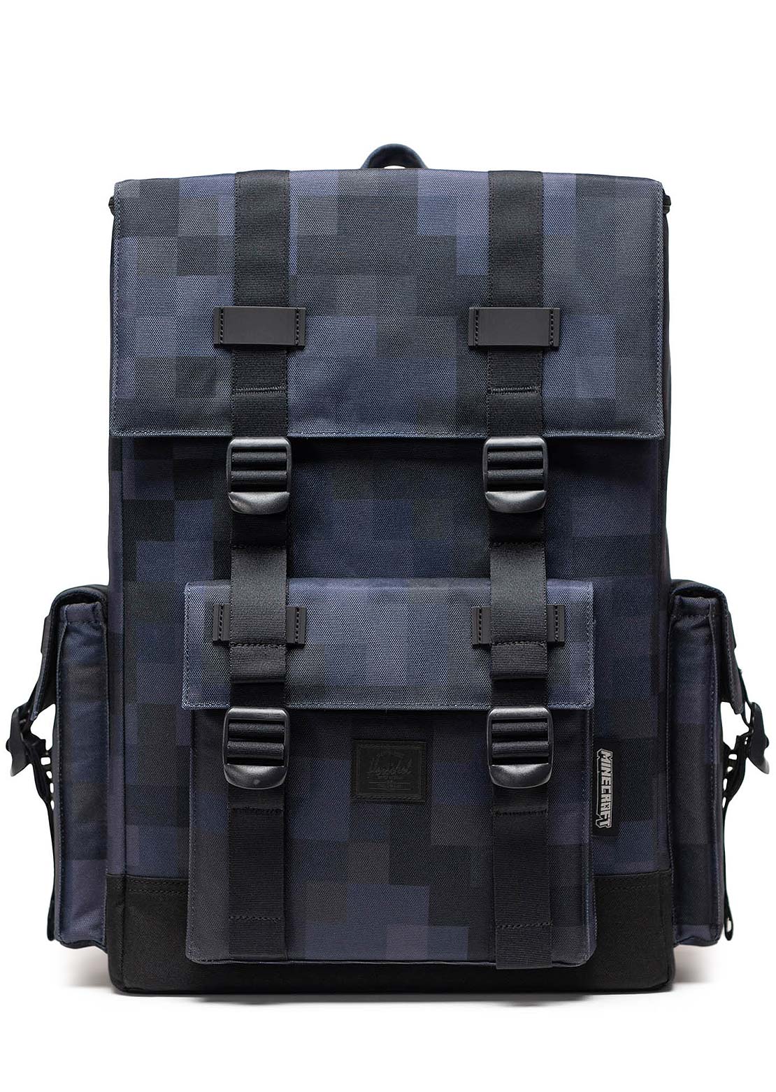 Herschel Junior Minecraft Little America Cube Backpack Black Block
