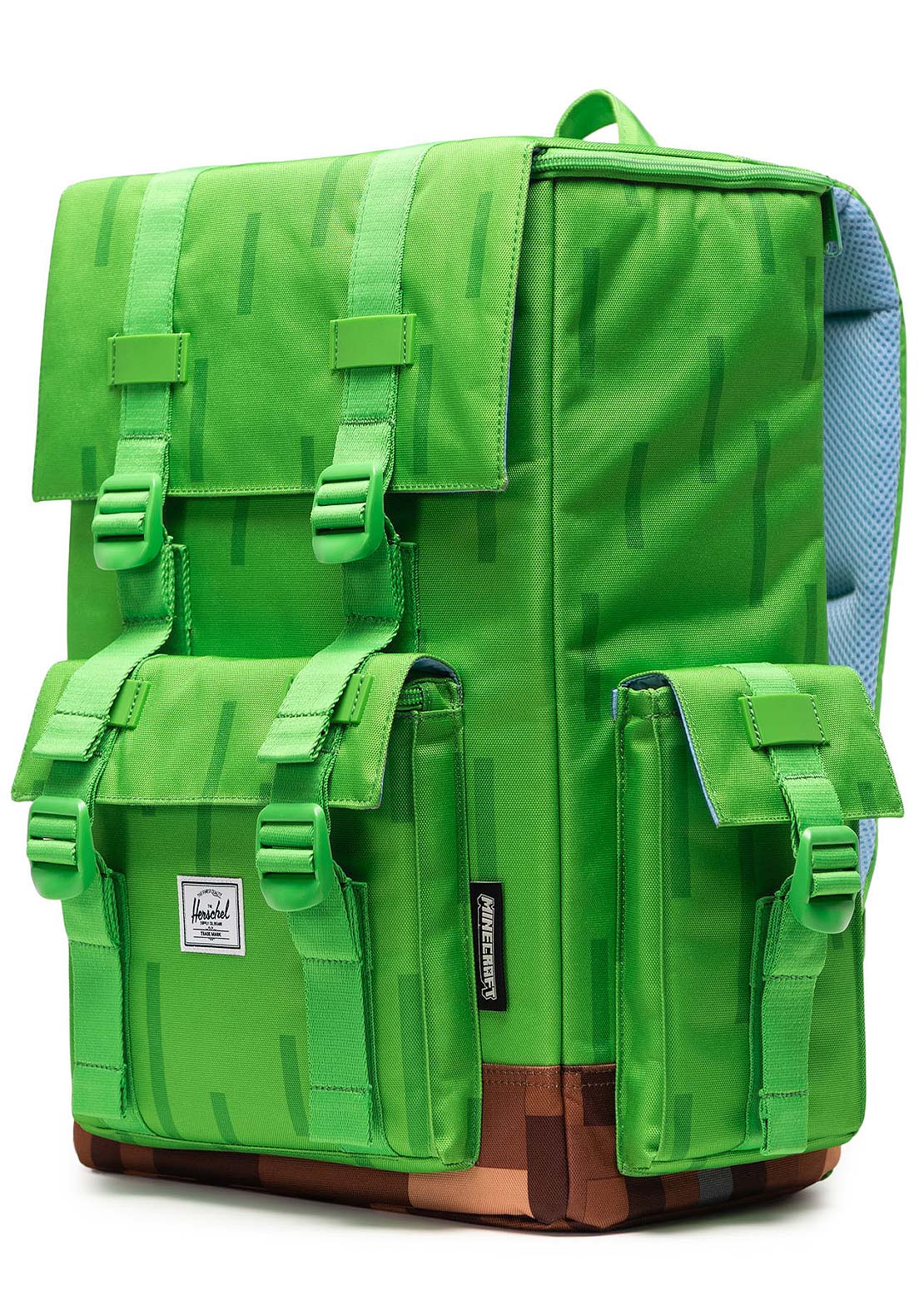 Herschel Junior Minecraft Little America Cube Backpack Grass Block