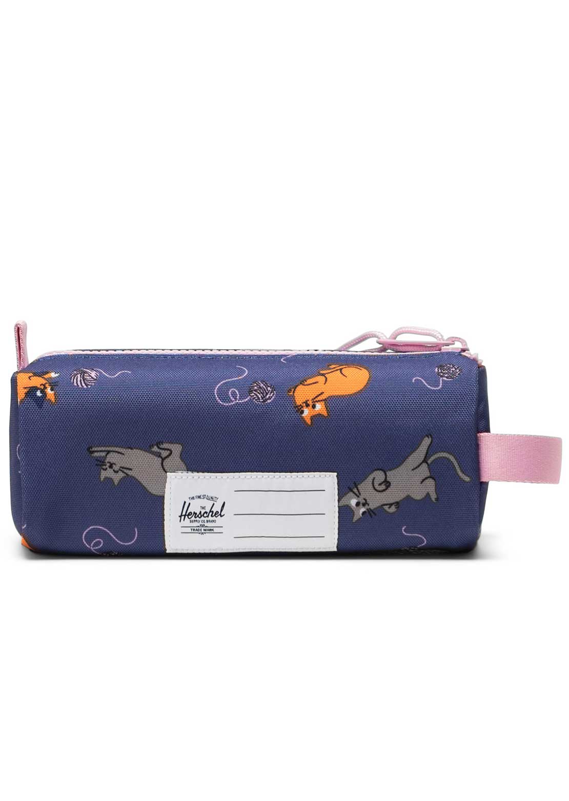 Herschel Junior Settlement Little Pencil Case Playing Cats